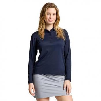Polo WS Tech Piqué Ls femenino de alta performance