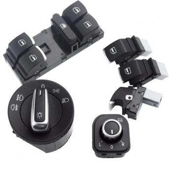 Interruptor de Luz y Ventana para VW Golf, Jetta, Passat