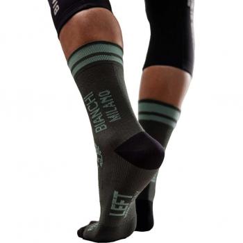 Calcetines Bianchi Milano Cálidos Verde Oscuro L-XL