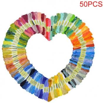 50/100pcs DIY Sewing Thread Skeins