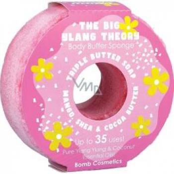 Bomb Cosmetics Pink Ylang Body Buffer Shower Sponge