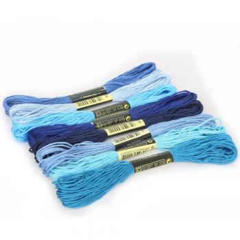 8pcs 7.5m Cross Stitch Yarn for Sewing