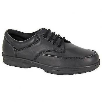 Dr Keller Scarpe in Pelle Nero 12 UK Gibson