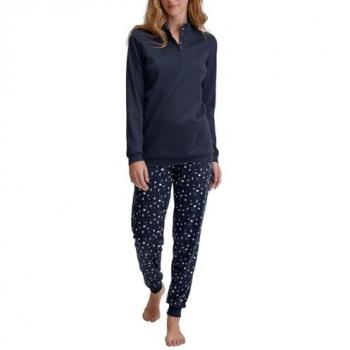 CALIDA Deep Dreams Nachtgewand – Damen, 2 Teile, Spitzenakzente