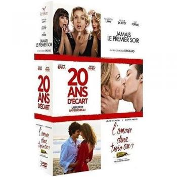 Jamais le premier soir, 20 ans d'écart, L' amour dure trois ans Coffret DVD
