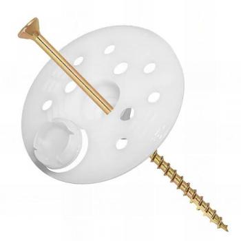 Fixtout 100 Rondelles D'Isolation 60mm + Vis à Bois 240mm