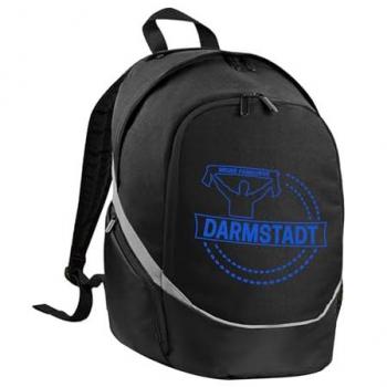 Darmstadt Multifanshop Rucksack: Blauer Fankurventisch-Tasche