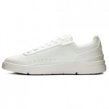 On Roger Men's Comfort Sneaker – White Leather & Textile (UK 11.5)