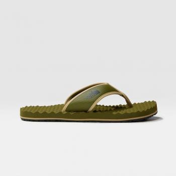 North Face Base Camp II Flip Flops Brown & Green – Size 44.5