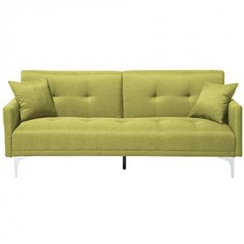 Beliani Modern Green Sofa Bed