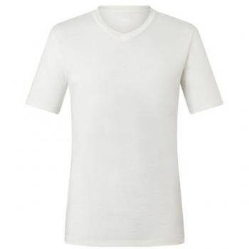 Herren T-Shirt Sierra 140 V-Neck in XXL – Super Natural – Weiße Farbe