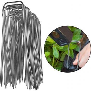 Durable 6 U-Shaped Garden Pins