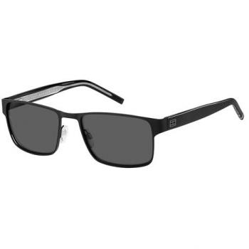 Óculos de Sol TH 1974/S 003/IR Preto Masculino da Tommy Hilfiger