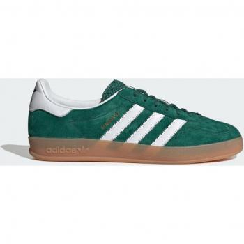 Sneakers Adidas Gazelle Intérieur Unisexe Vert / Blanc / Semelle Gomme IG1596