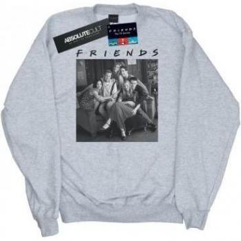 Friends Herren‑T-Shirt mit Bild – Schwarz-Weiß, XXL, Grau