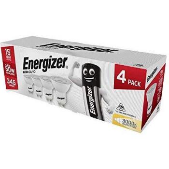 Energizer GU10 5W 50W Replacement LED Bulb 4 Pack