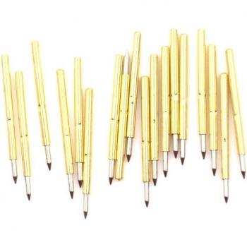 Pogo Pin Spring Test Probes 100Pcs/Bag P75-B1 0.5mm Dia 16mm Length