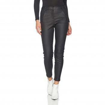 Pantalones Coated VERO MODA Vmvictoria Nw Antifit, Mujer, Negro