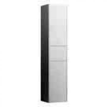 Armoire Haute LAUFEN, Gauche, 2 Portes, 1 Tiroir, Push&Pull, Blanc Brillant