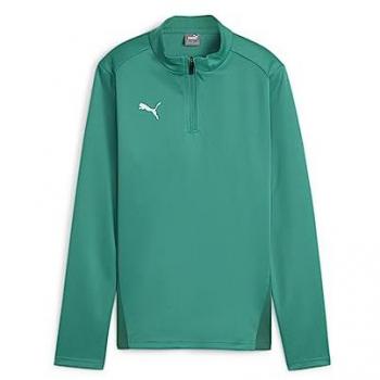 Puma T-shirt Sportiva Donna teamGOAL 1/4 Zip Verde S