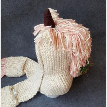 Bufanda de Punto Otoñal “Sueño de Unicornio”