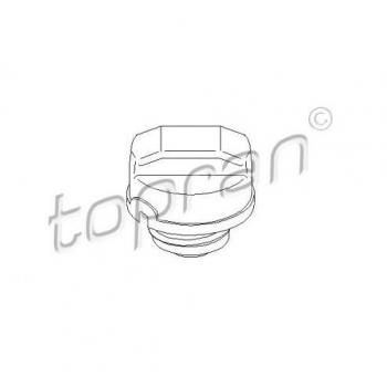 Tappo Carburante Originale Topran per Astra, Omega, B Meriva