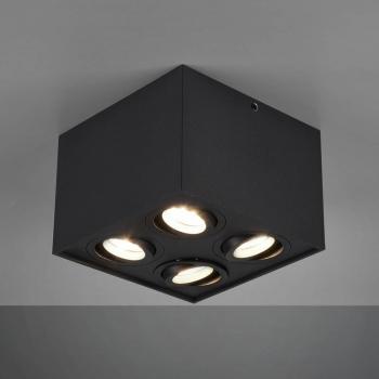 Plafoniera Soffitto Cubo 4 Spot Faretti Orientabili Bianca Biscuit gd Trio