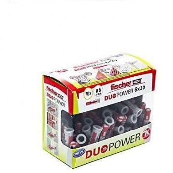 70 Stück Duopower Dübel 6 x 30