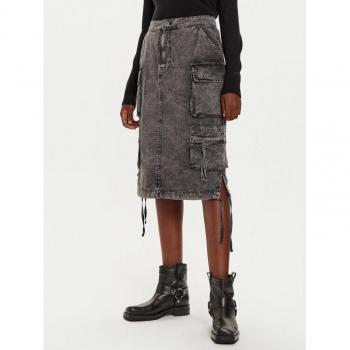 Alpha Industries Trendy High-Waist Denim Skirt for Women