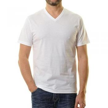Doppelpack V‑Neck Shirt RAGMAN, Herren, Größe S, 100 % Baumwolle