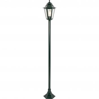 Qazqa New Orléans Green Outdoor Floor Lamp – 1‑Flamme, E27, Classic Antique, Aluminium