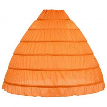 White 6 Hoop Bridal Petticoat