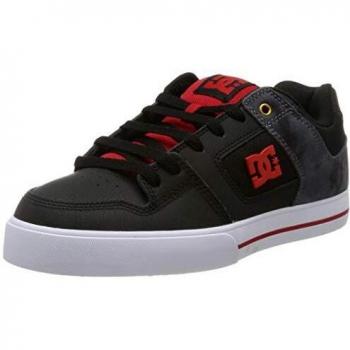 DC Shoes Pure Se-Low-Top Black/Red Scarpe da Uomo