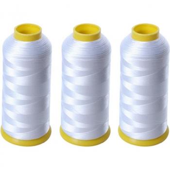 Stronger 5000M White Polyester Thread for Embroidery Machines