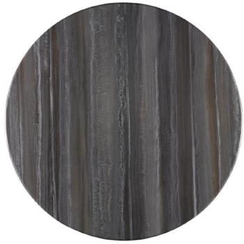 Werzalit 800 mm Tempera Silver Round Table Top with Pre‑Drill