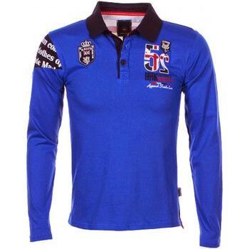 Polo da Gioco Vent Du Cap Ecegull a Maniche Lunghe Blu per 16‑anni