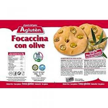 Oliven‑Focaccina für Zöliakie – 100 g ohne Gluten