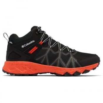 Botas Columbia Peakfreak II Mid Outdry para Hombre Negro/Rojo 41.5