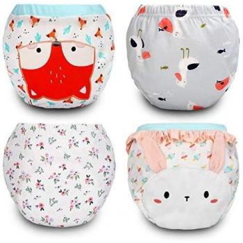 Flyish 4er-Pack Kinder-Toilettentraining – Unterwäsche für Babys 2T