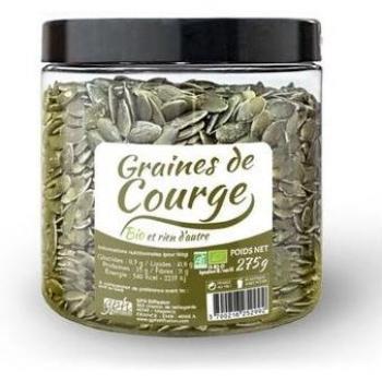 Pot de graines de courge biologique – 275 g