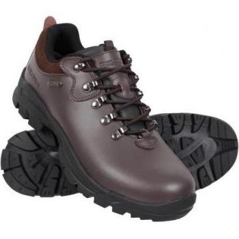 Mountain Warehouse Herren-Wanderschuhe Latitude Extreme, braunes Leder, UK 10