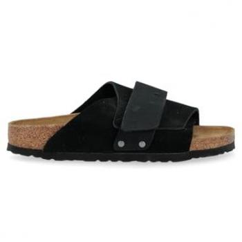 Birkenstock Kyoto Nubuck Sandals Black Female Size 9 UK