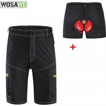 Pantalones Cortos WOSAWE – Impermeables, Gel y Acolchados