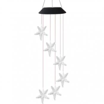 Luminaria colgante para exteriores tipo estrella