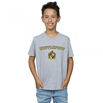 Hufflepuff Crest Youth T‑Shirt (Size 5‑6)