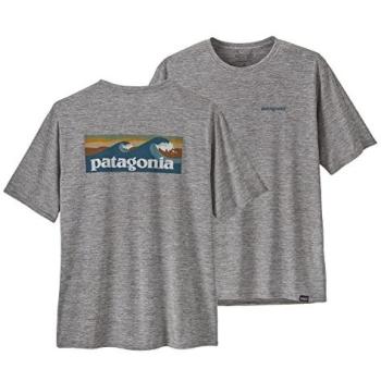 Patagonia T-Shirt Cap Cool Daily Graphic – Bleu Gris – Homme M