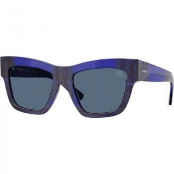 Burberry BE4449 411480 Quadratische Damen Sonnenbrille Blau