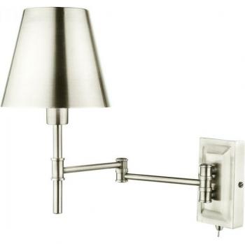 Kensington Wall Light with Swing Arm in Chrome