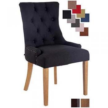 Poltrona Aberdeen in Tessuto Nero Antico Chiaro