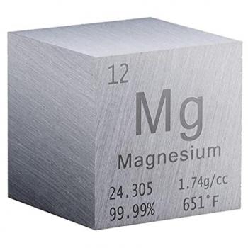 Cube de Magnésium Haute Densité 1 Pouce